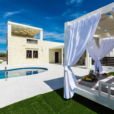 Caramel Villa, With 40M2 Pool & Spa Whirlpool, By Thinkvilla Pánormos Esterno foto