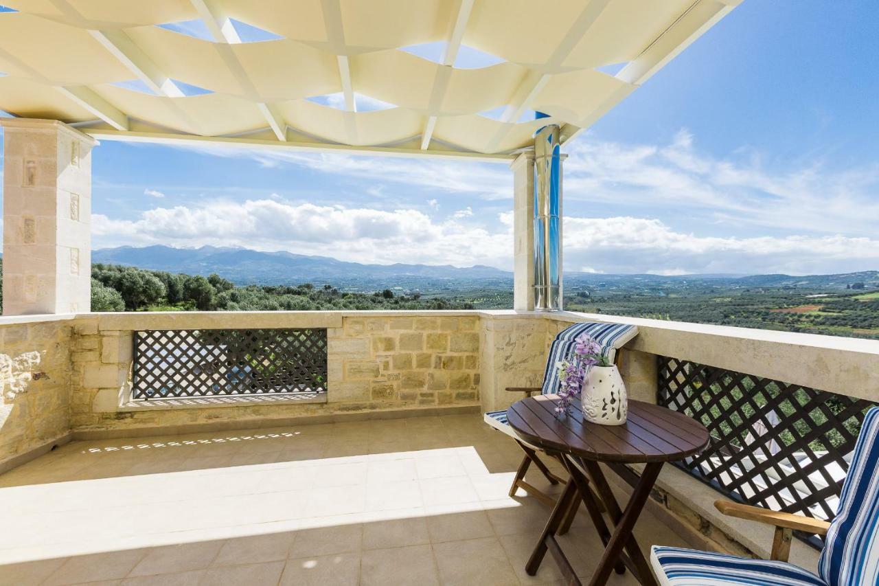Caramel Villa, With 40M2 Pool & Spa Whirlpool, By Thinkvilla Pánormos Esterno foto